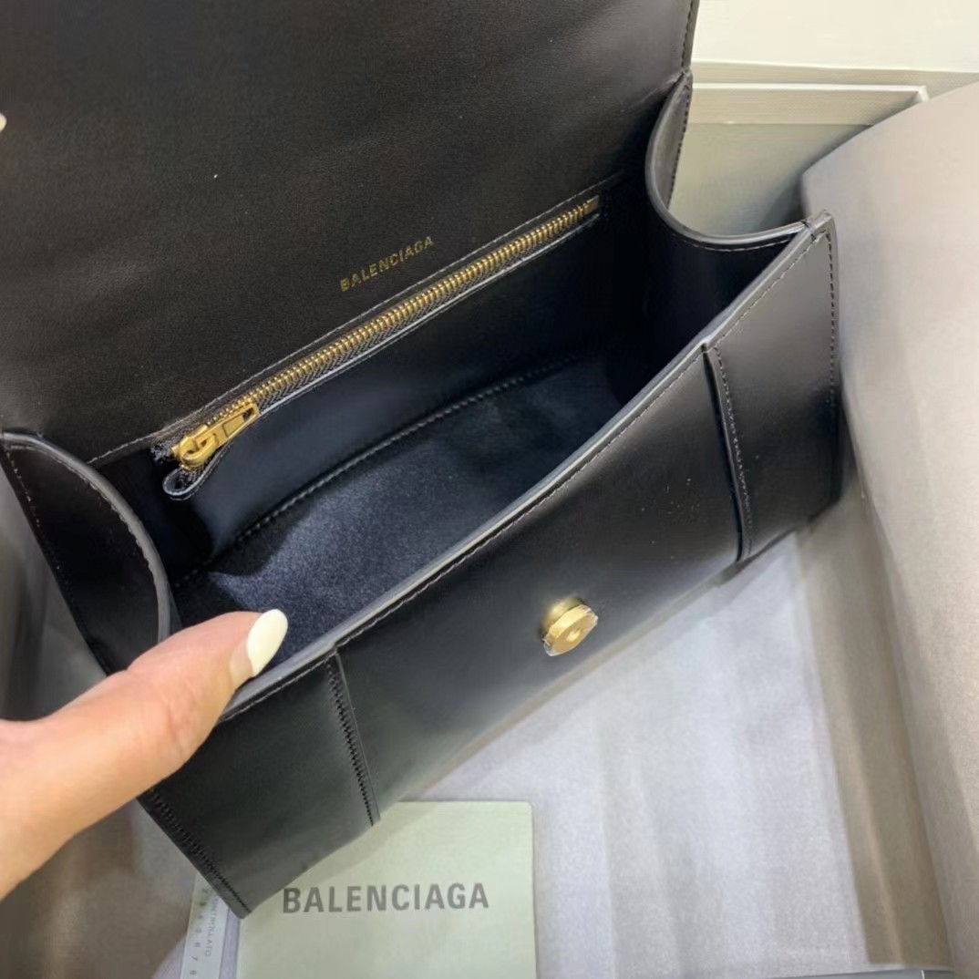 Balenciaga Logo Print Leather Handbag(23-14-10cm) - EUR FASHION