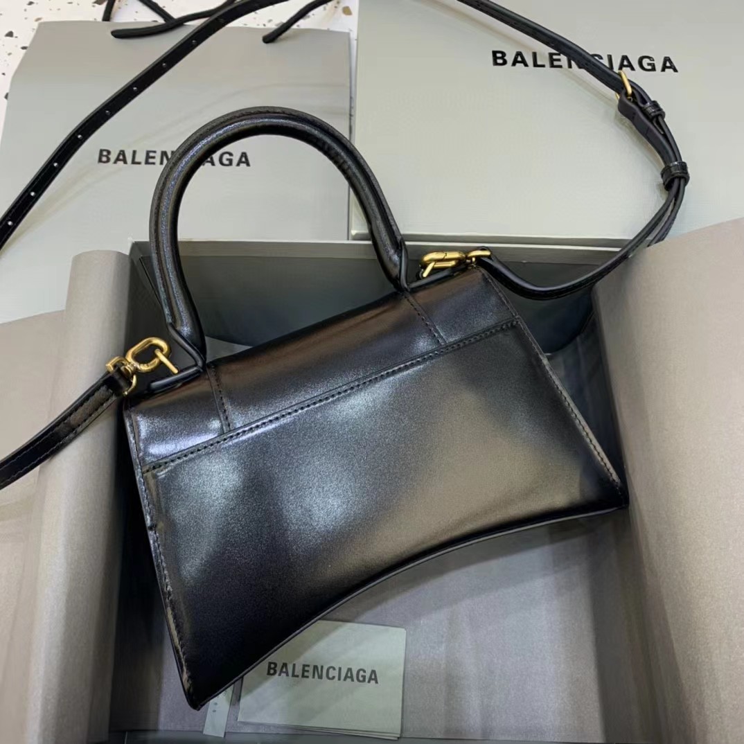 Balenciaga Logo Print Leather Handbag(23-14-10cm) - EUR FASHION