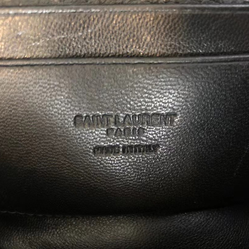 Saint Laurent Black Leather Shoulder Bag (19-10.5-5CM) - EUR FASHION