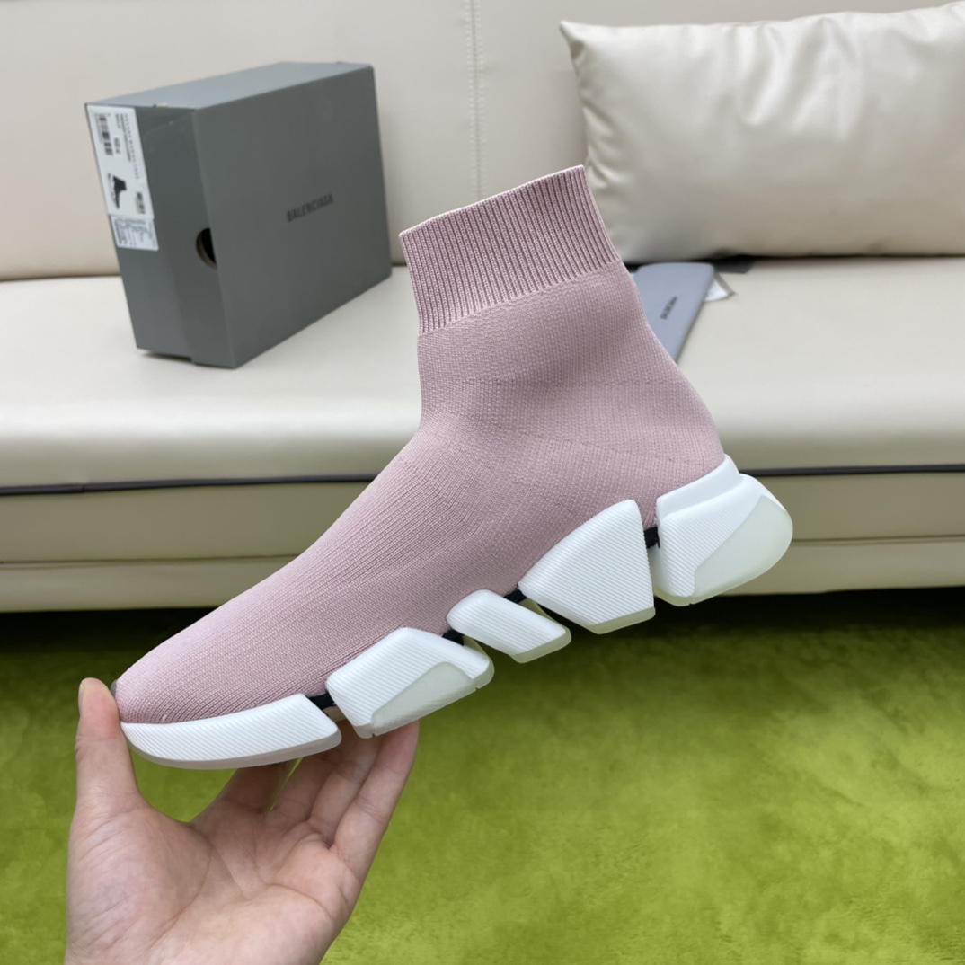 Balenciaga  Speed 2.0 Recycled Knit Sneaker  - EUR FASHION