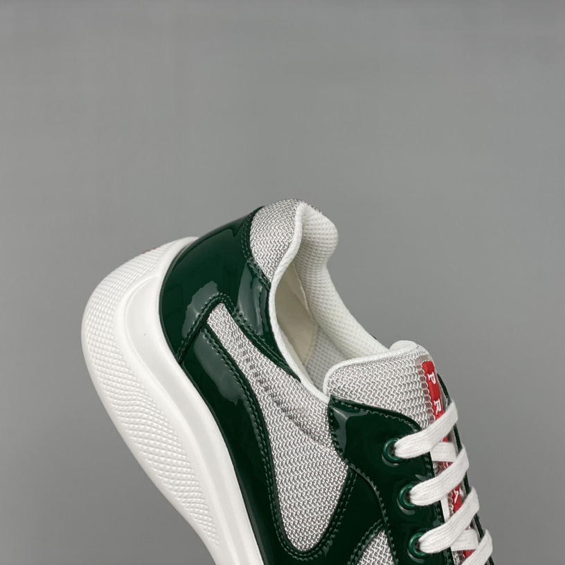 Prada Male America's Cup Sneaker In Green(Upon UK size) - EUR FASHION