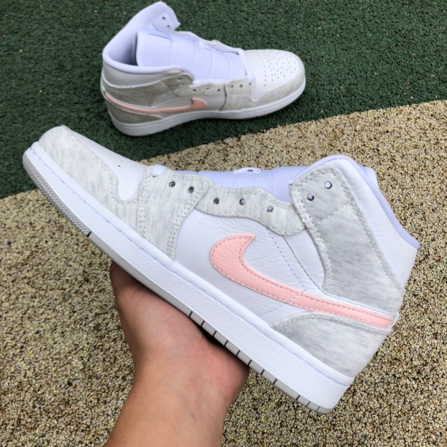 Air Jordan 1 Mid SE AJ1 'Light Iron Ore' Middle Top Sneaker  DN4045-001 - EUR FASHION