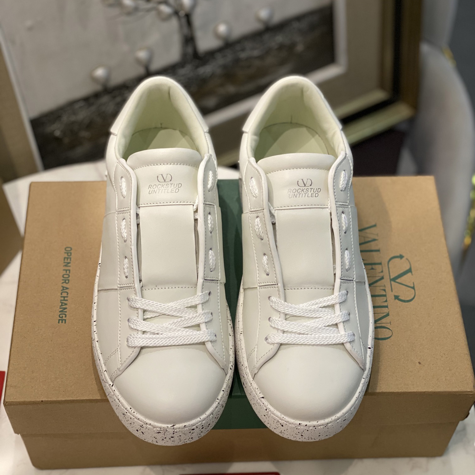 Valenti  Open For A Change Sneaker In Bio-Based Material In White - EUR FASHION