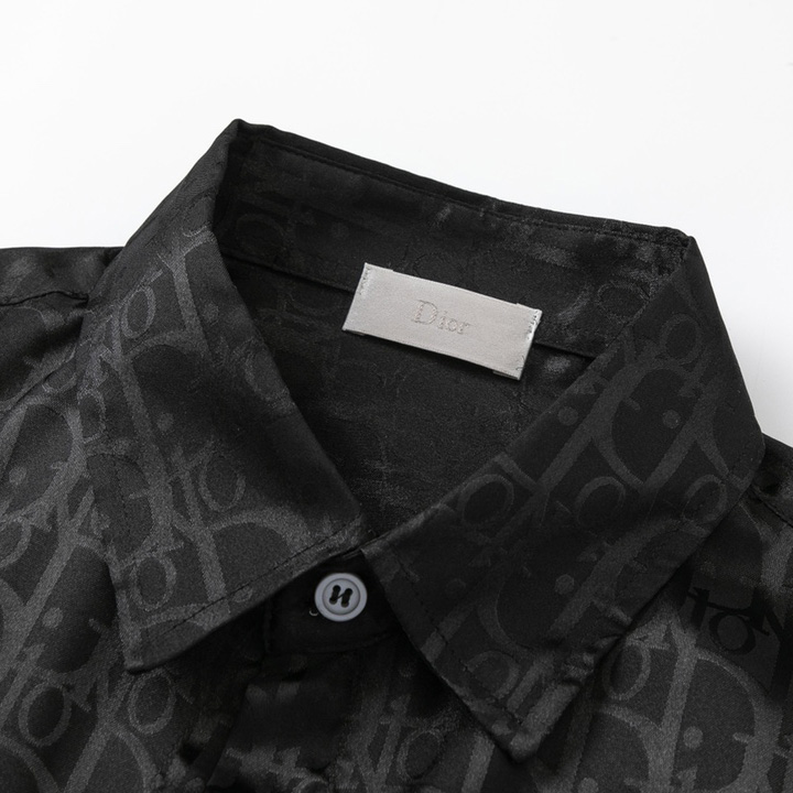 Dior  Oblique Kasuri Long Sleeve Shirt - EUR FASHION
