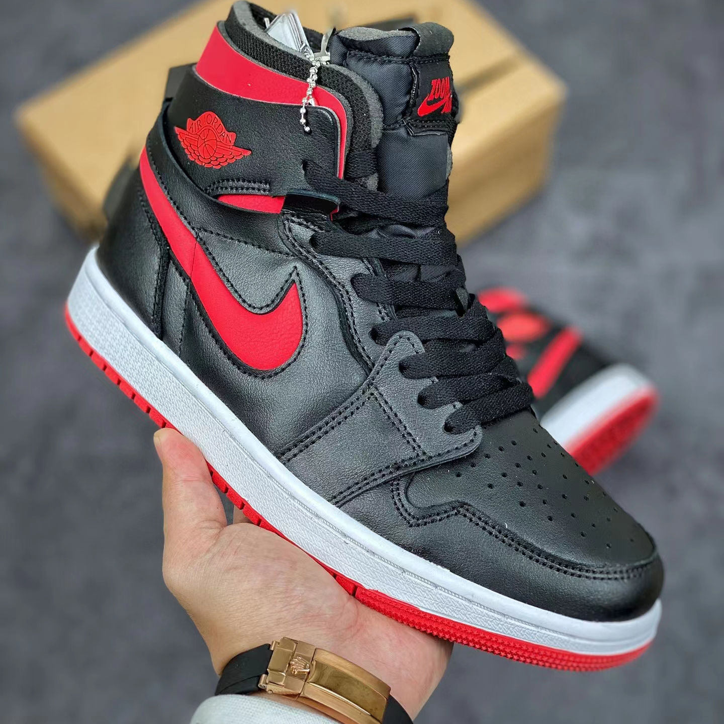 Nike Air Jordan 1 Zoom Air Cmft ''Bred'' Sneaker  CT0979-006 - EUR FASHION