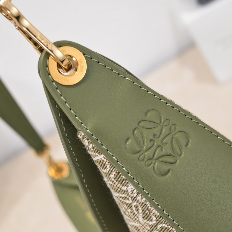Loewe Luna Bag In Anagram Jacquard And Classic Calfskin(29.5-27-8cm) - EUR FASHION