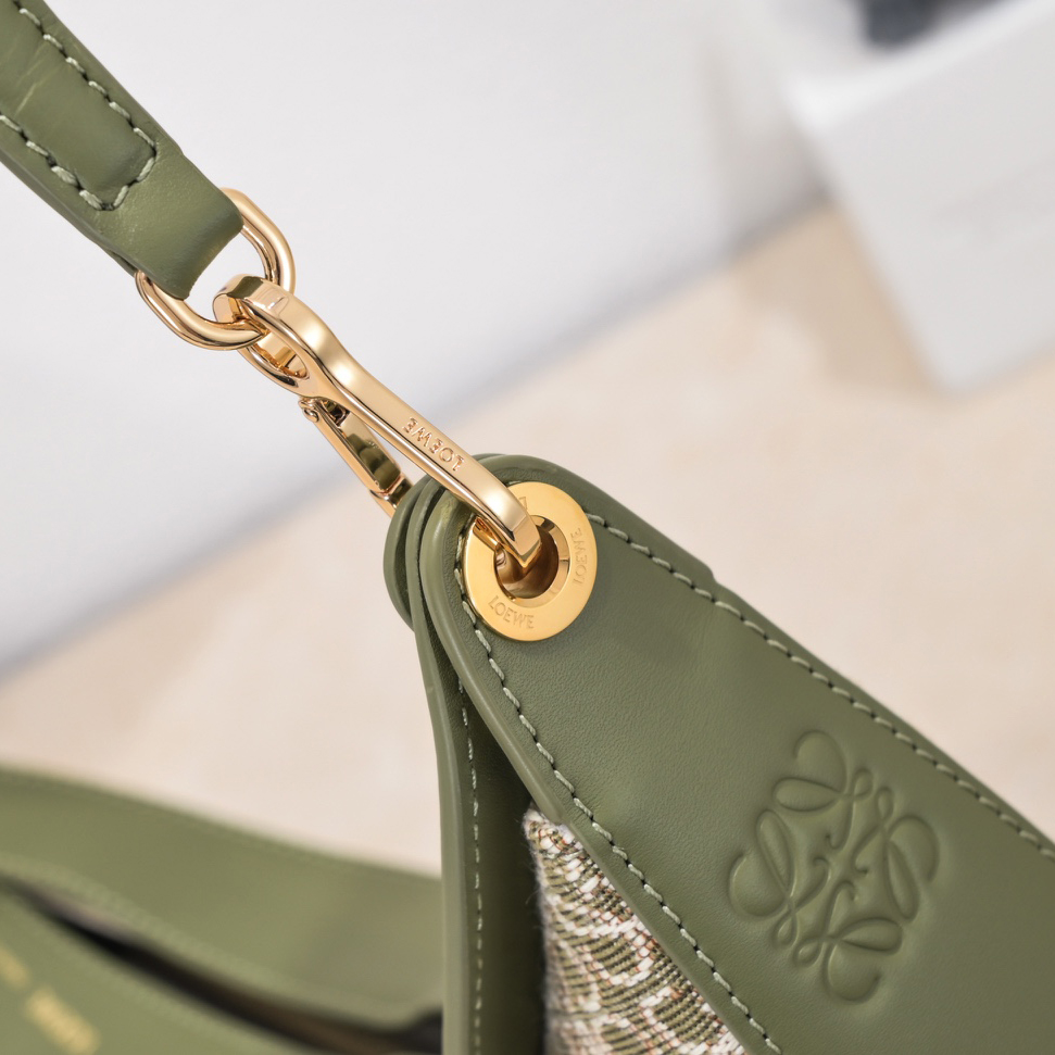 Loewe Luna Bag In Anagram Jacquard And Classic Calfskin(29.5-27-8cm) - EUR FASHION