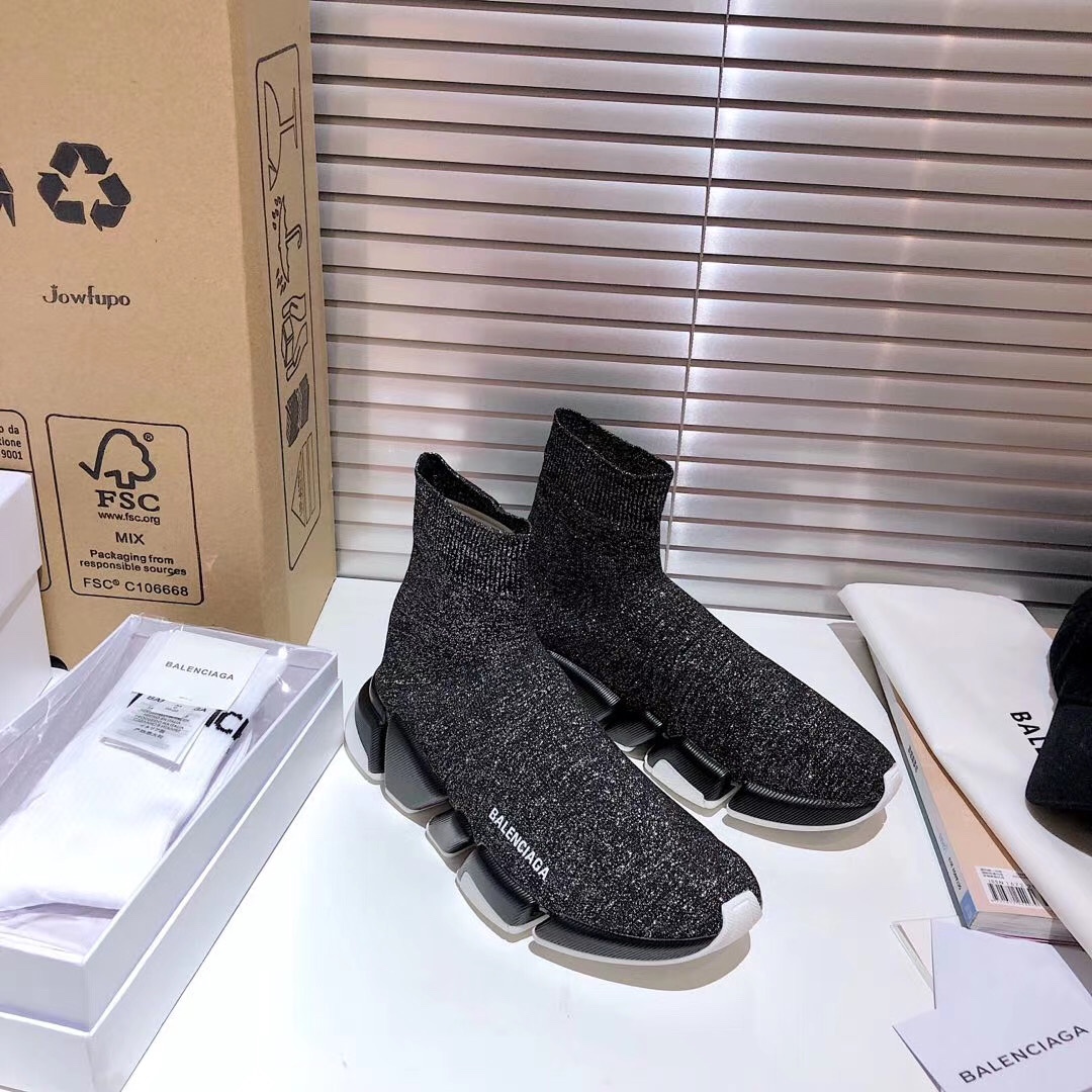 Balenciaga  Speed 2.0 Recycled Knit Sneaker  - EUR FASHION
