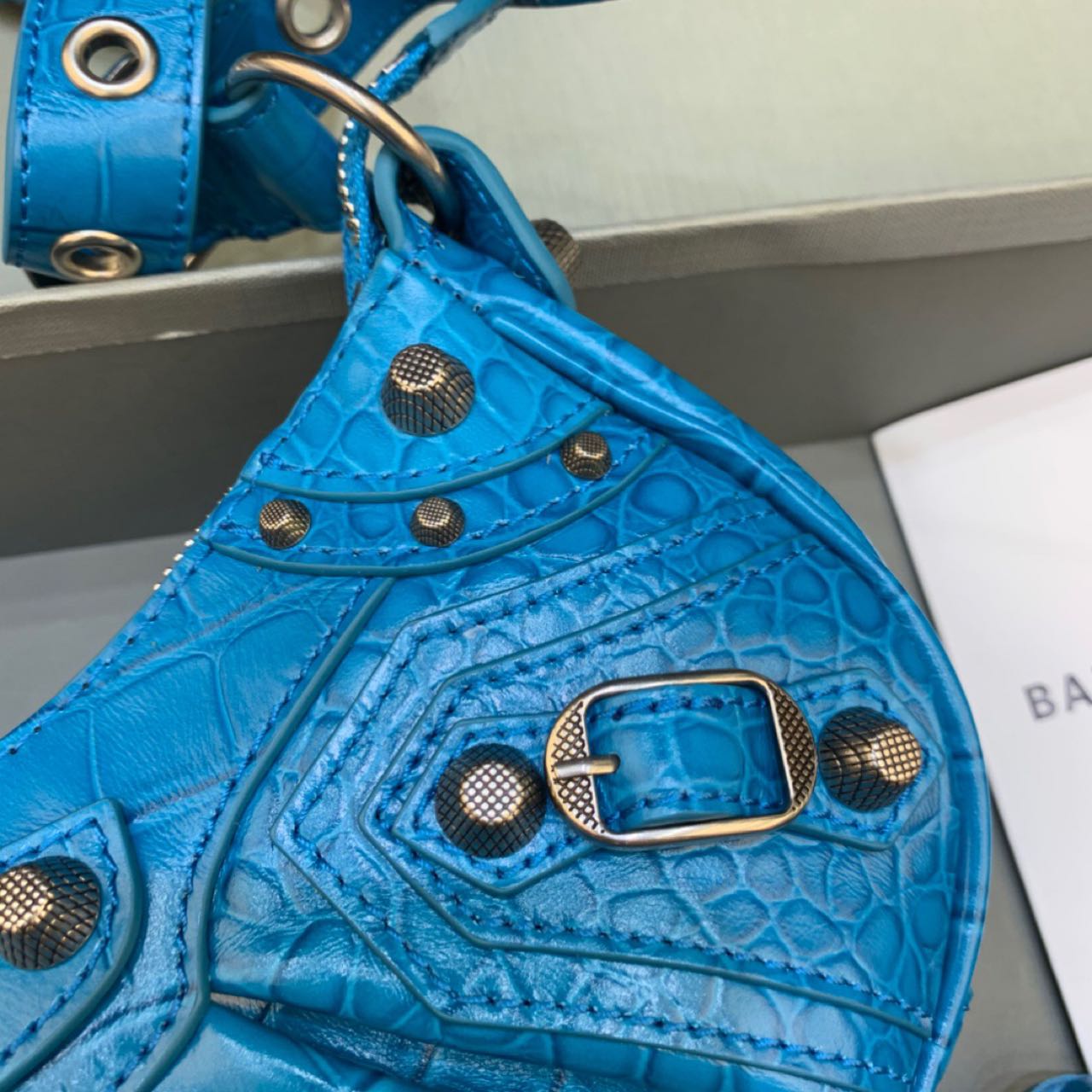 Balenciaga Le Cagole XS Shoulder Bag In Blue(26-12-6cm) - EUR FASHION