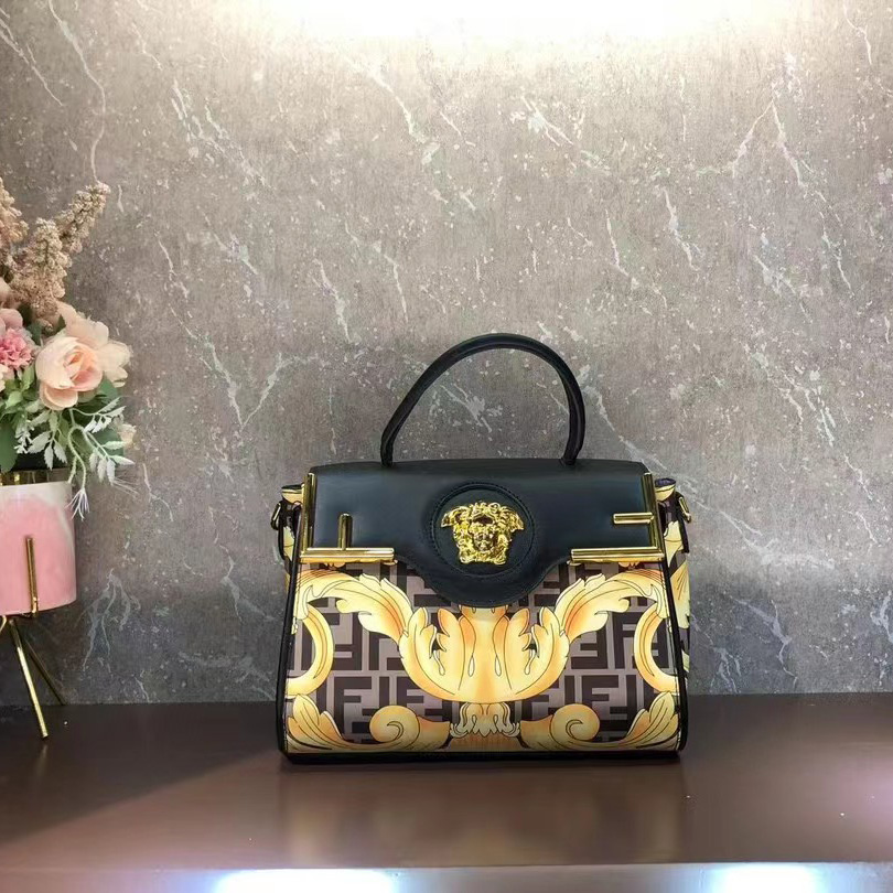 Versace Fendace La Medusa Medium Handbag(25-22-15cm) - EUR FASHION