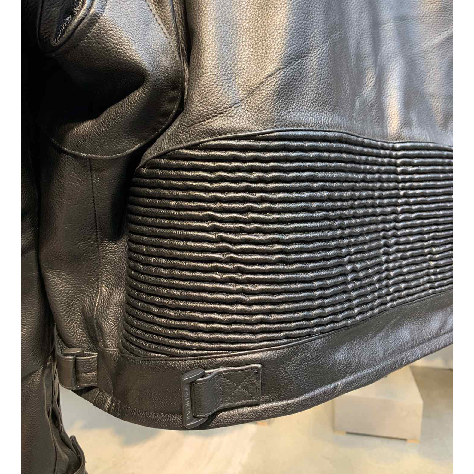 Balenciaga Upcycled Biker Jacket In Black Calfskin - EUR FASHION
