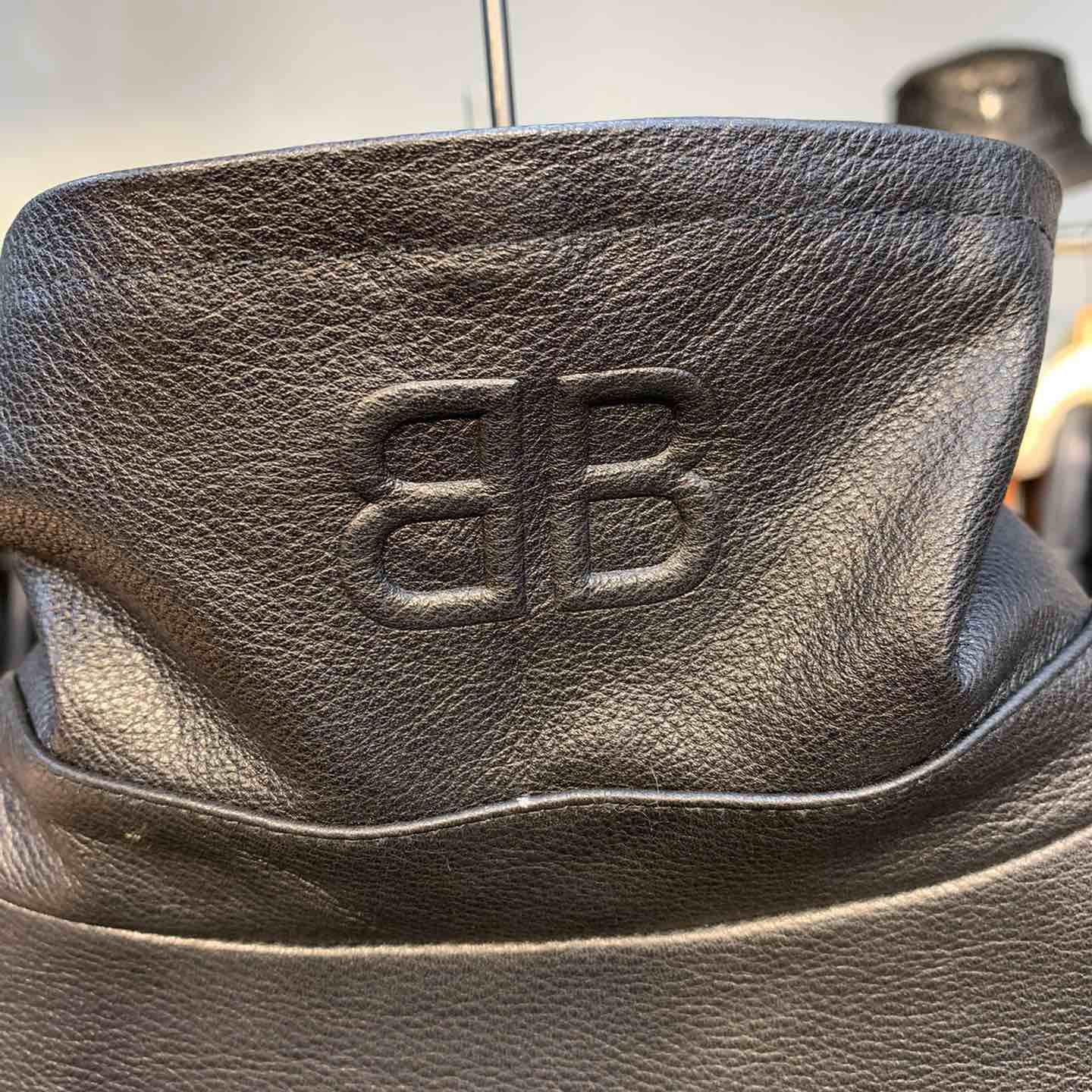 Balenciaga Upcycled Biker Jacket In Black Calfskin - EUR FASHION