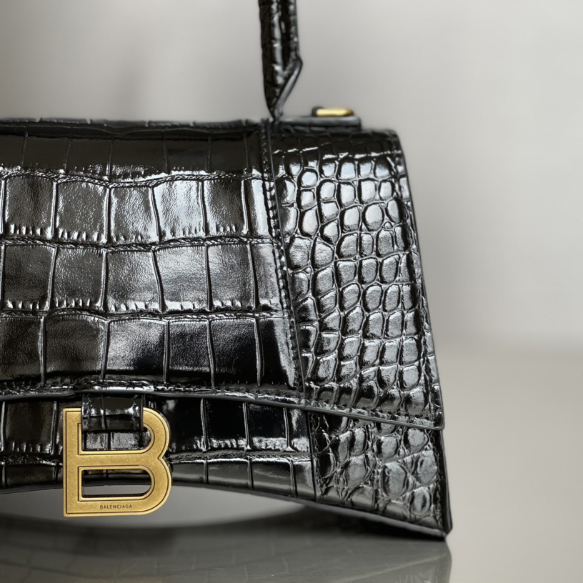 Balenciaga Hourglass Small Handbag In Black  - EUR FASHION