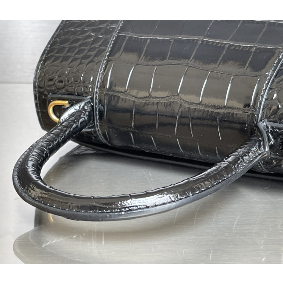 Balenciaga Hourglass Small Handbag In Black  - EUR FASHION