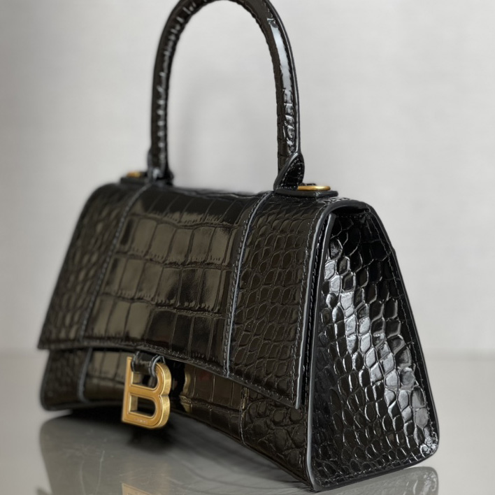Balenciaga Hourglass Small Handbag In Black  - EUR FASHION