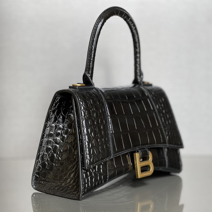 Balenciaga Hourglass Small Handbag In Black  - EUR FASHION