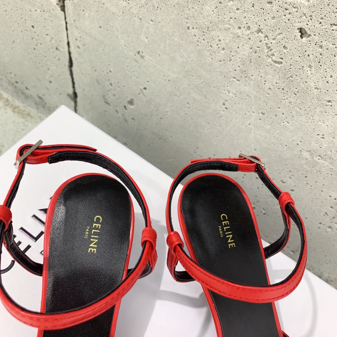 Celine Kitten With Metal Toe In Calfskin - EUR FASHION