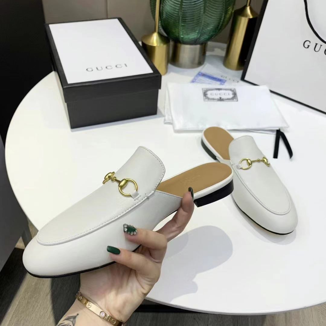 Gucci Princetown Leather Slipper - EUR FASHION