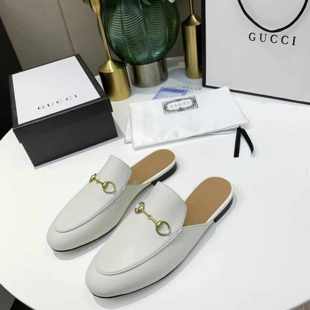 Gucci Princetown Leather Slipper - EUR FASHION