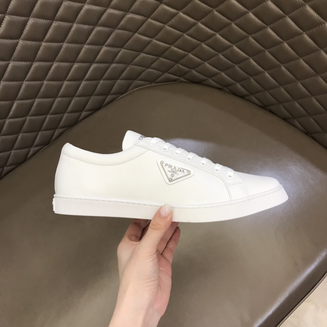 Prada Brushed Leather Sneakers(upon uk size) - EUR FASHION