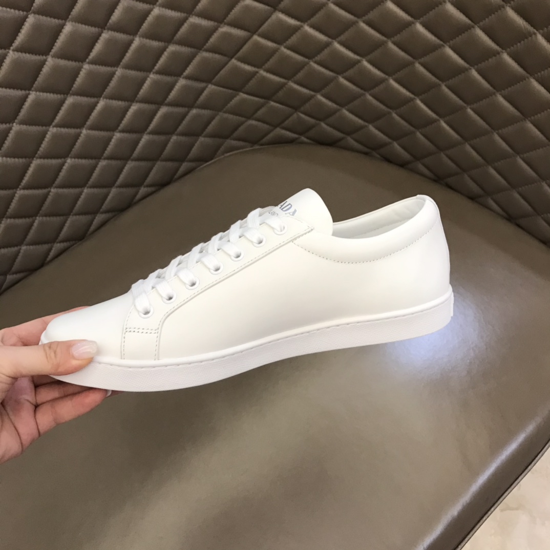Prada Brushed Leather Sneakers(upon uk size) - EUR FASHION