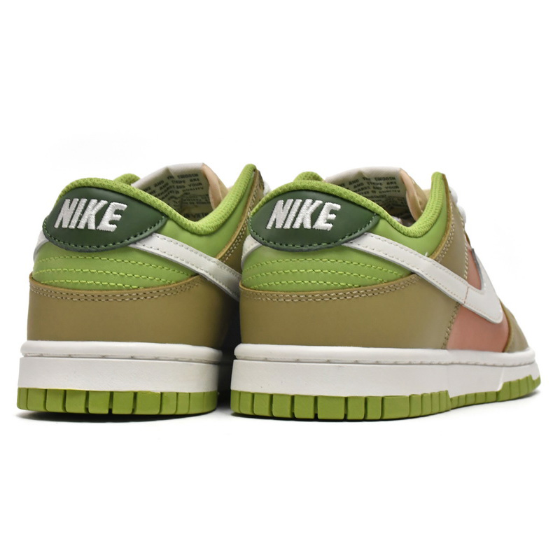  Nike Dunk Low Brown Veail Sail Vivid Green Sneaker    DV9108-711 - EUR FASHION