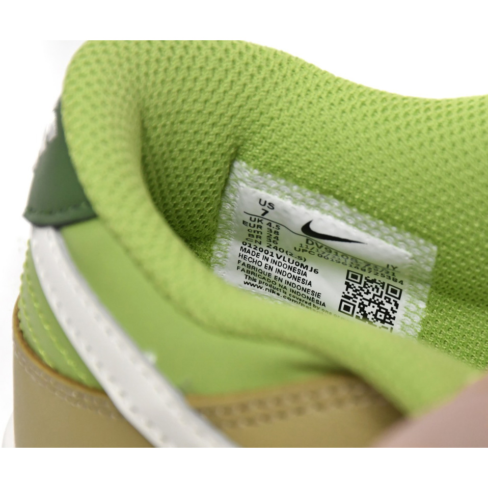  Nike Dunk Low Brown Veail Sail Vivid Green Sneaker    DV9108-711 - EUR FASHION