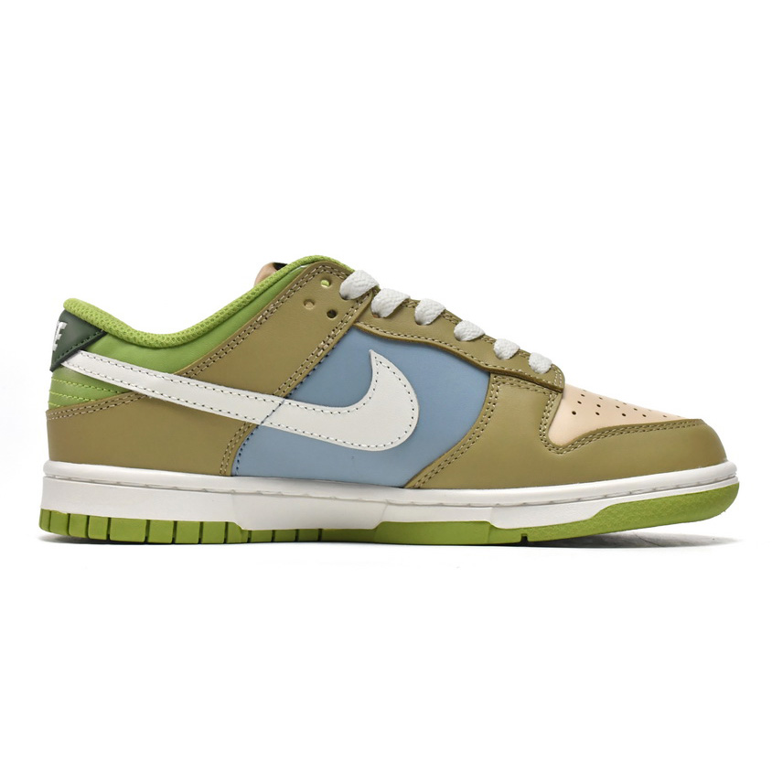  Nike Dunk Low Brown Veail Sail Vivid Green Sneaker    DV9108-711 - EUR FASHION