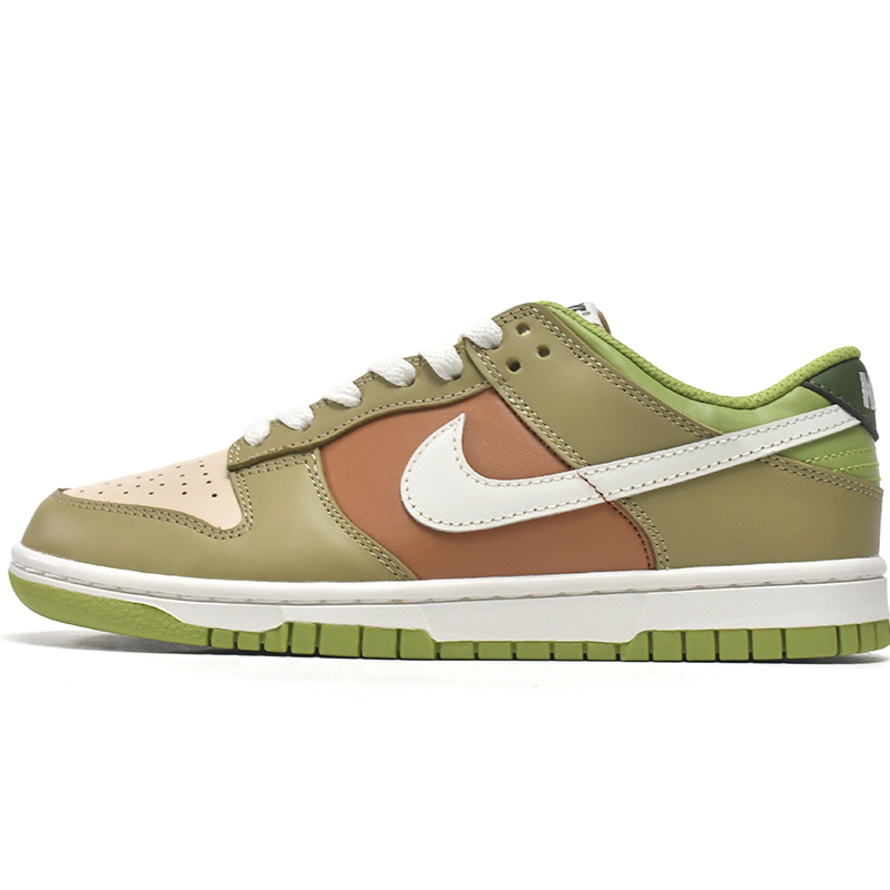  Nike Dunk Low Brown Veail Sail Vivid Green Sneaker    DV9108-711 - EUR FASHION