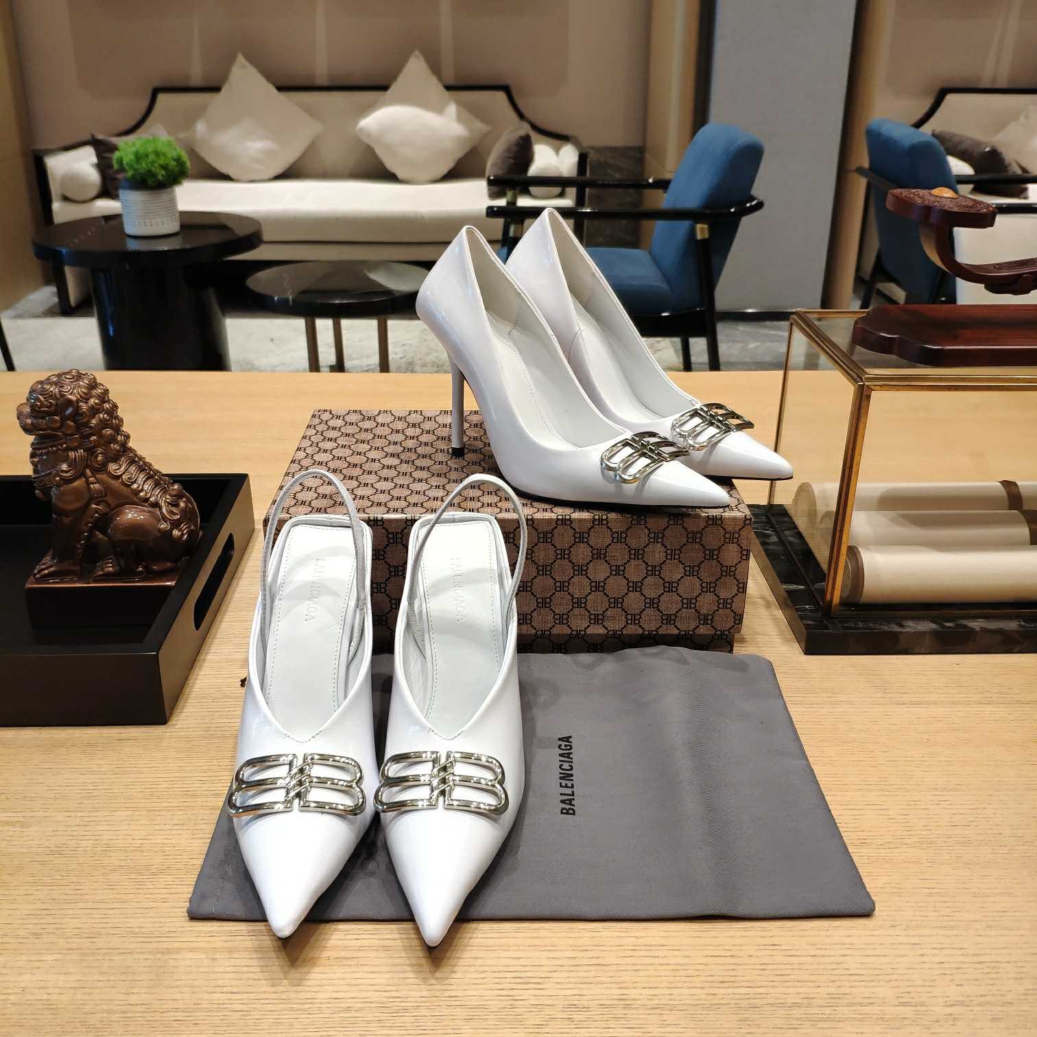 Balenciaga BB Leather Pumps - EUR FASHION