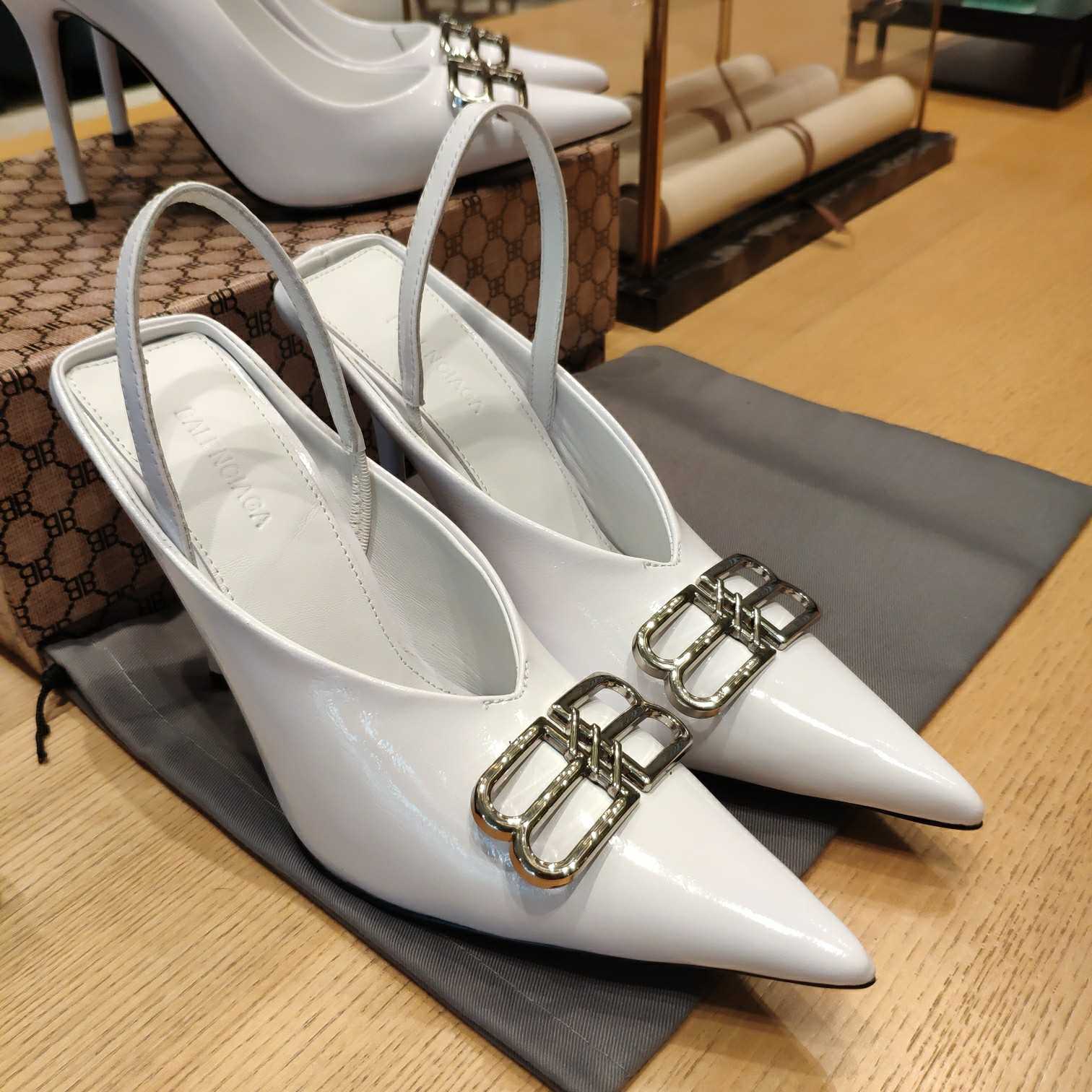 Balenciaga BB Leather Pumps - EUR FASHION