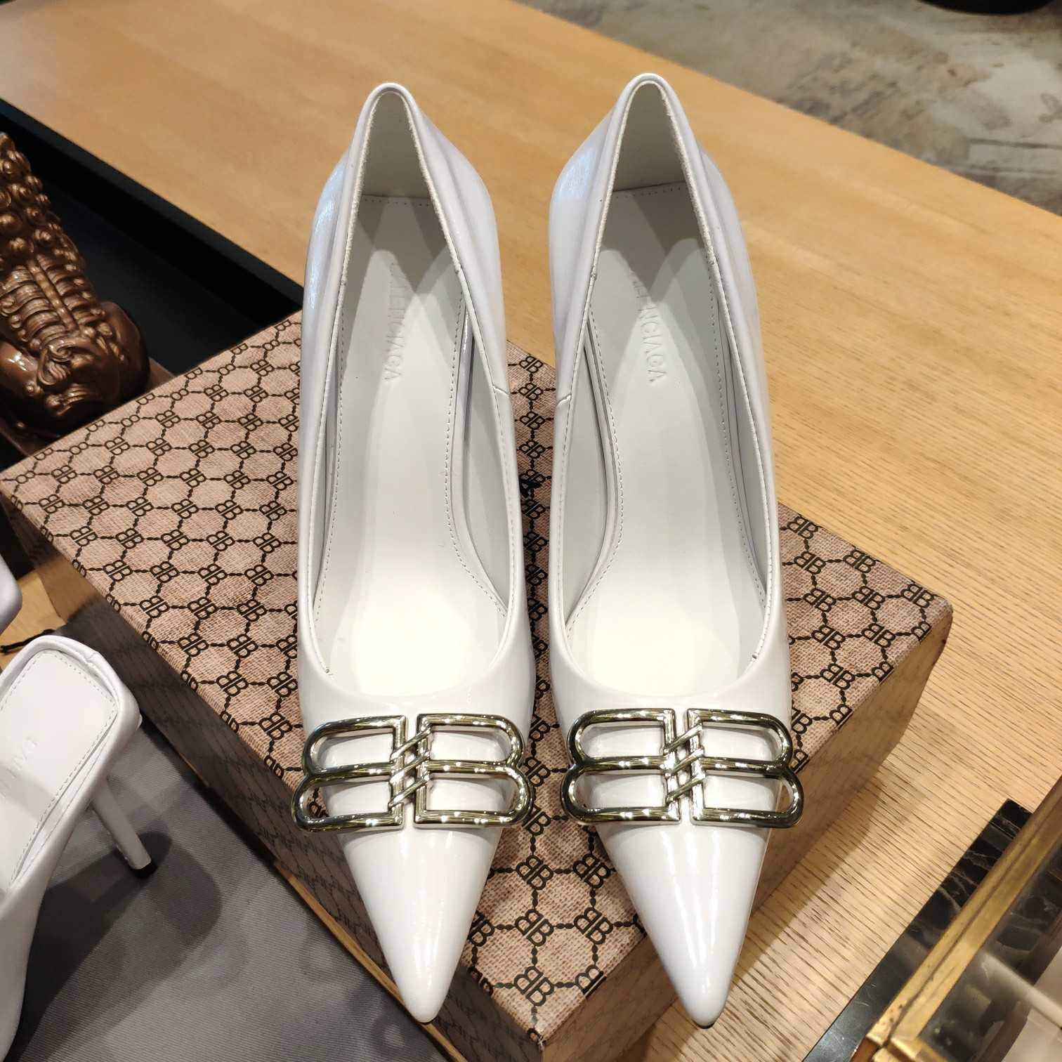 Balenciaga BB Leather Pumps - EUR FASHION