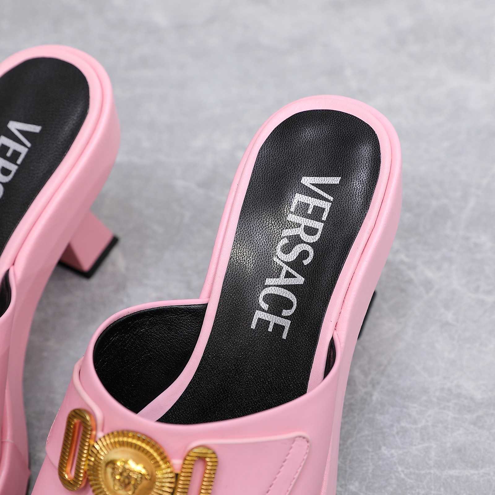 Versace Medusa Biggie Crystal Mules - EUR FASHION