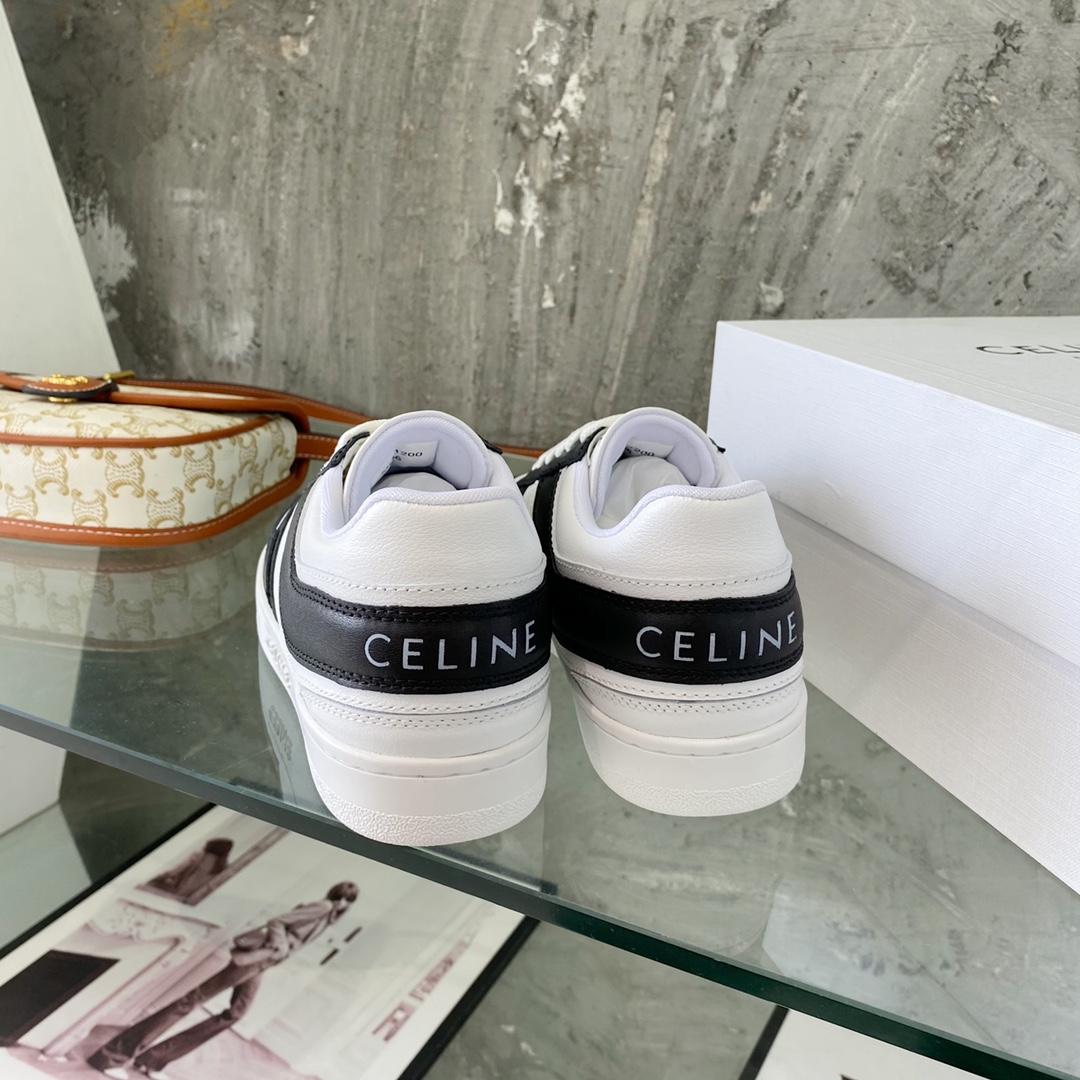 Celine Trainer Low Lace-Up Sneaker In Calfskin - EUR FASHION