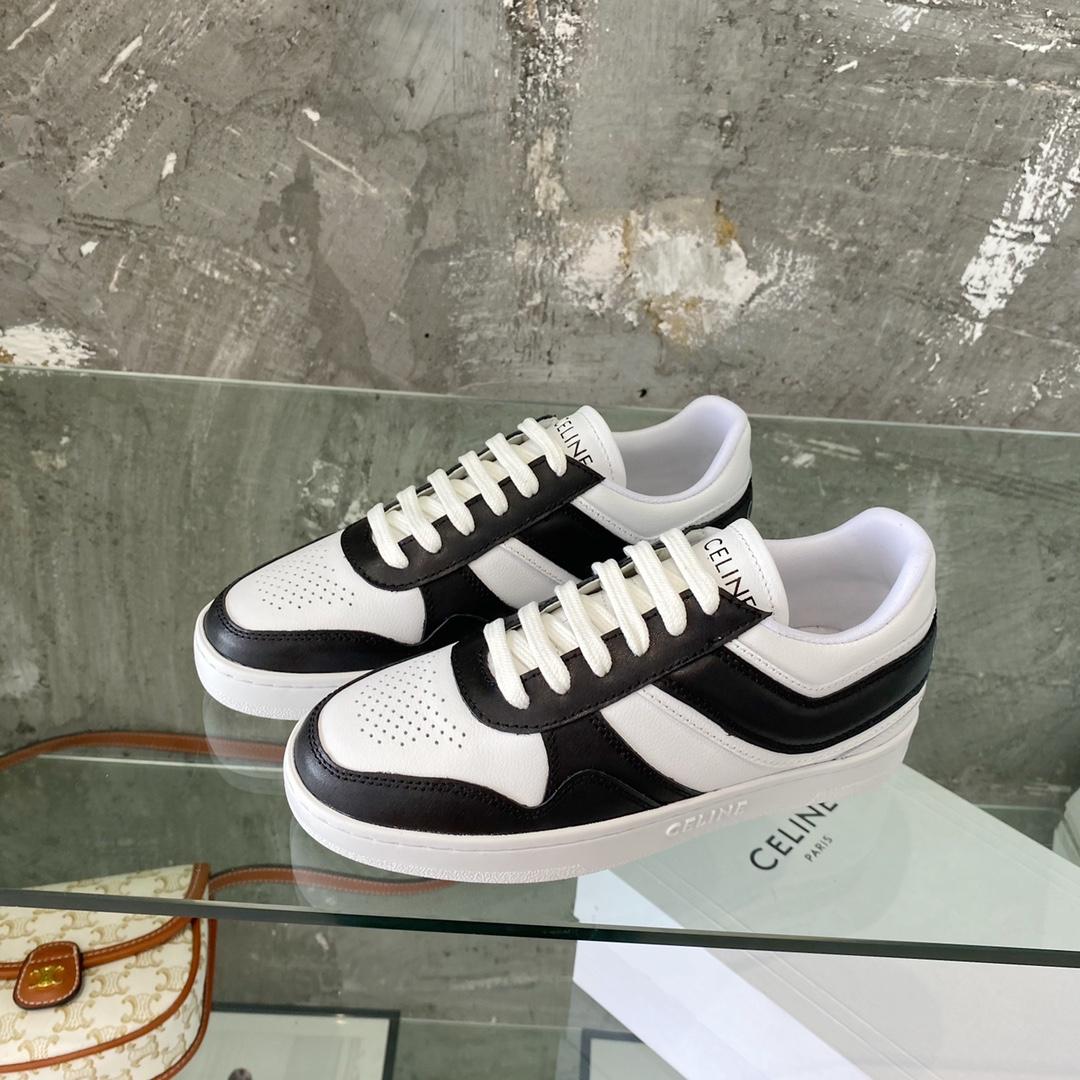 Celine Trainer Low Lace-Up Sneaker In Calfskin - EUR FASHION