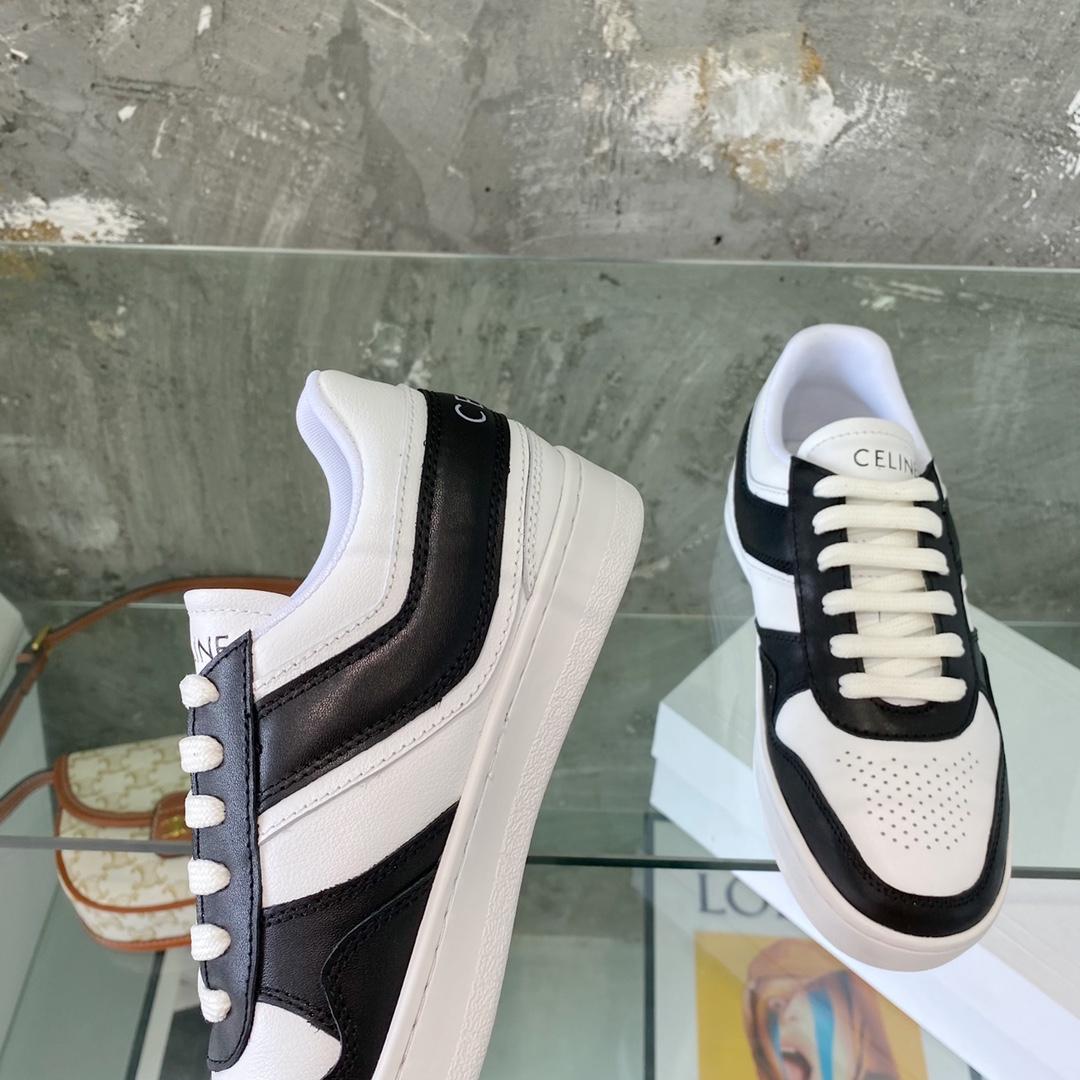 Celine Trainer Low Lace-Up Sneaker In Calfskin - EUR FASHION