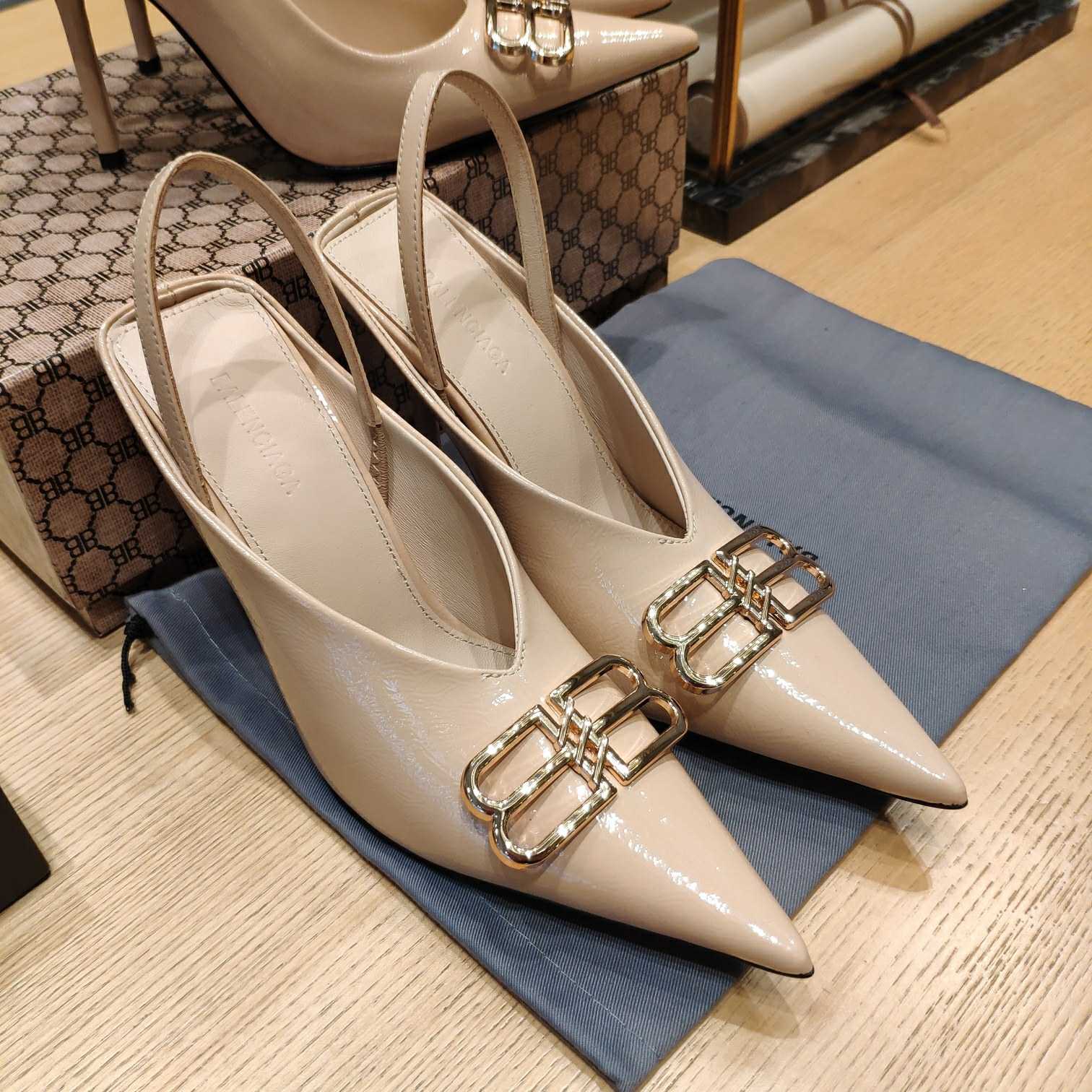 Balenciaga BB Leather Pumps - EUR FASHION