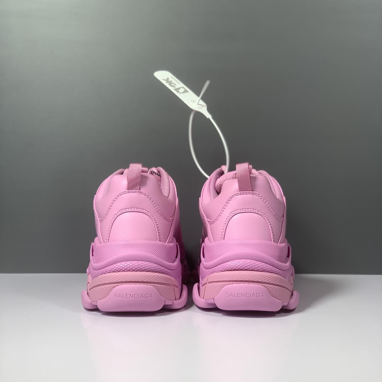 Balenciaga Triple S Sneaker In Pink Technical Material - EUR FASHION