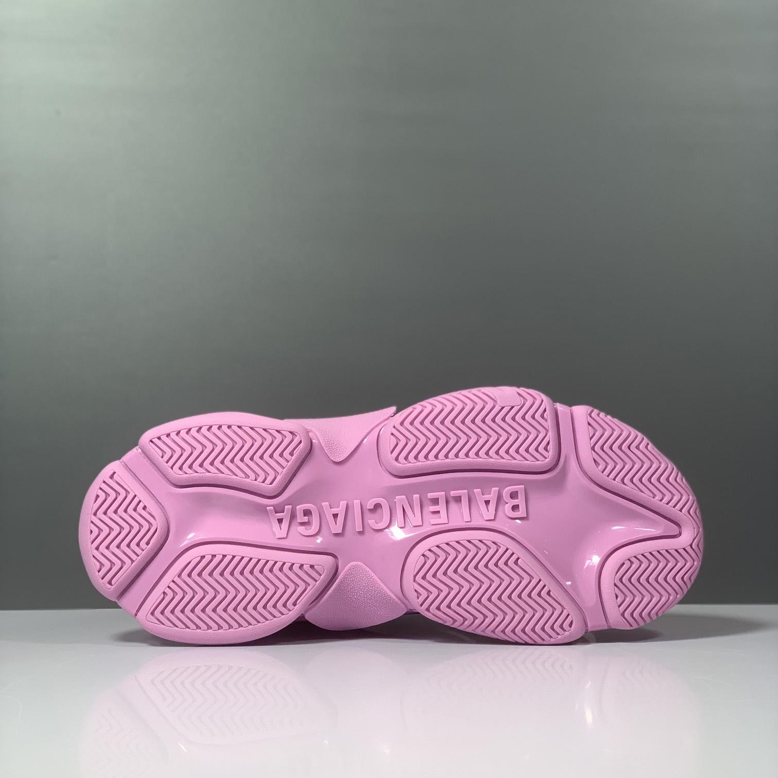 Balenciaga Triple S Sneaker In Pink Technical Material - EUR FASHION
