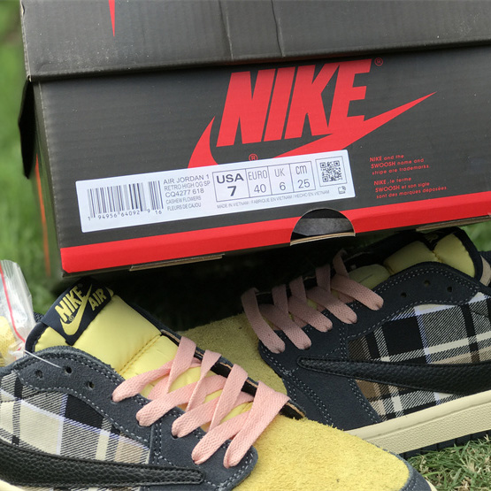 Fragment x Travis Scott x  Air Jordan 1 Low Sneaker  CQ4277-618 - EUR FASHION