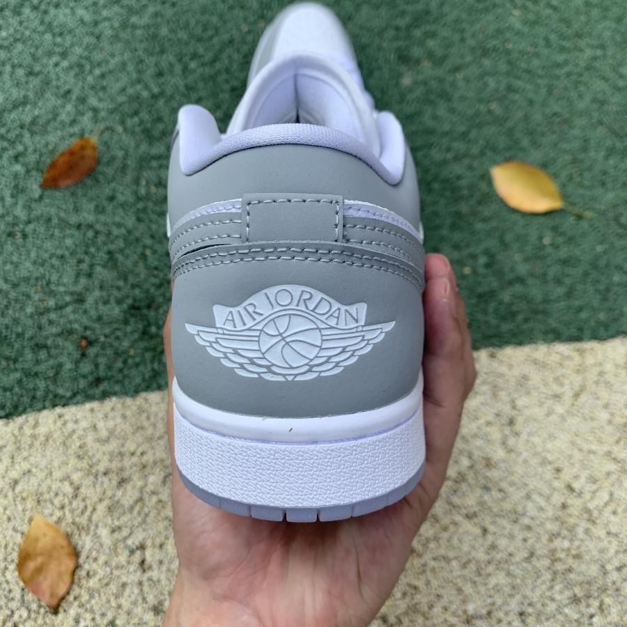 Air Jordan 1 Low White Wolf Grey Sneaker    DC0774-105 - EUR FASHION