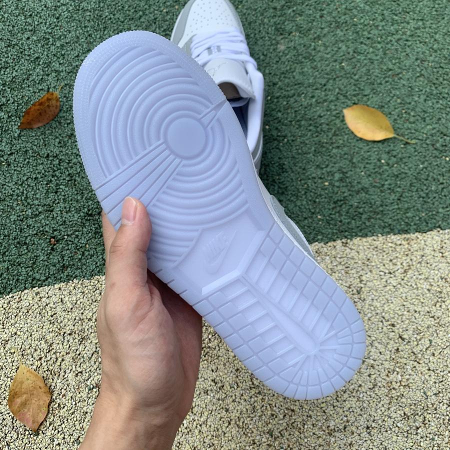 Air Jordan 1 Low White Wolf Grey Sneaker    DC0774-105 - EUR FASHION