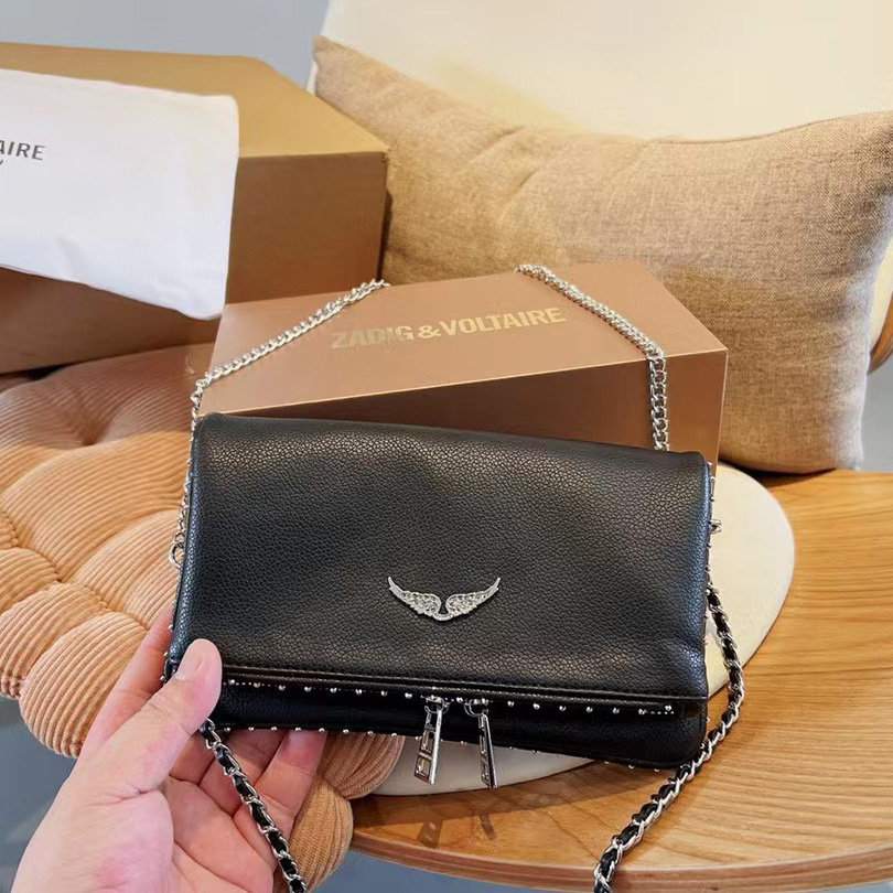 Zadig & Voltaire Shoulder Bag In Black(21-13-3cm) - EUR FASHION