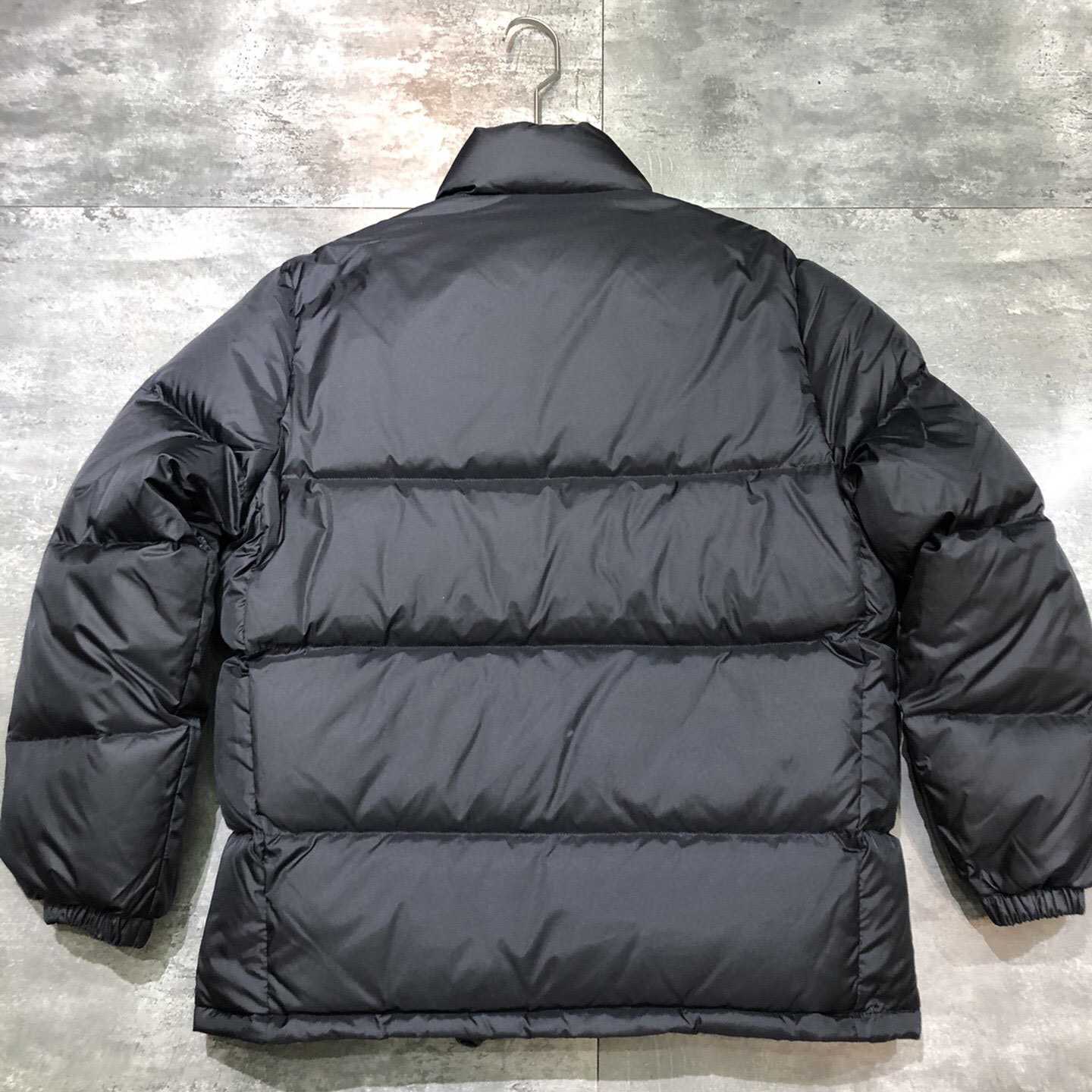 Gucci Padded Nylon Bomber Jacket With Web - EUR FASHION