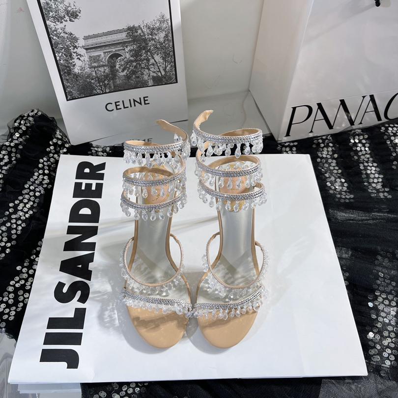 Rene Caovilla Stiletto Heel Sandals - EUR FASHION