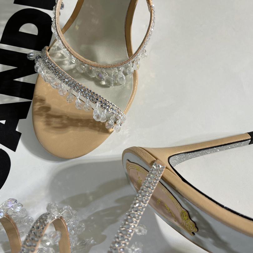 Rene Caovilla Stiletto Heel Sandals - EUR FASHION