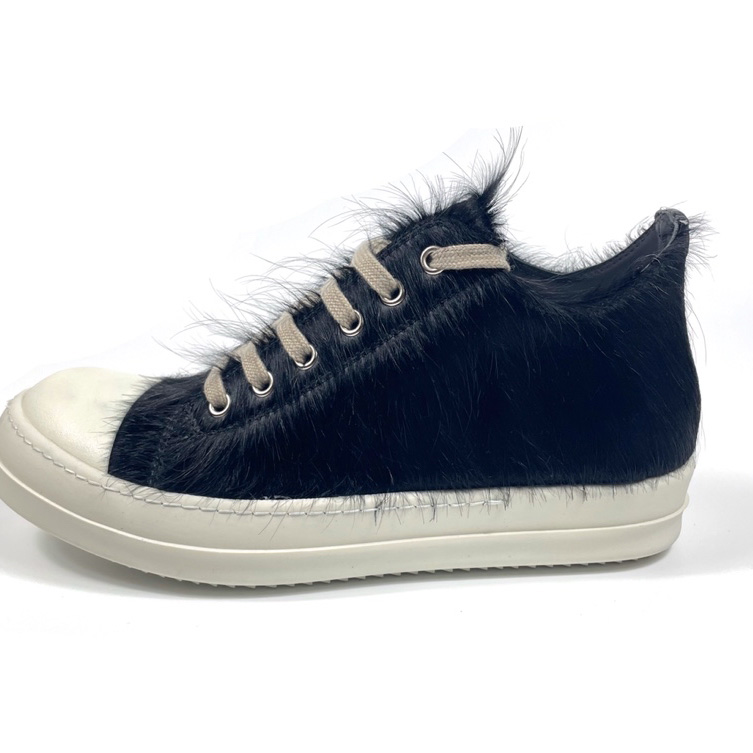 Rick Owens Low Top Sneakers In Black - EUR FASHION