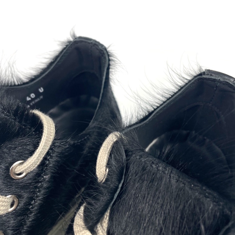 Rick Owens Low Top Sneakers In Black - EUR FASHION