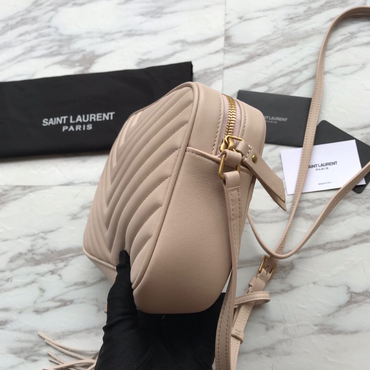 Saint Laurent Lou Camera Bag In Quilted Leather(23-16-6 cm) - EUR FASHION