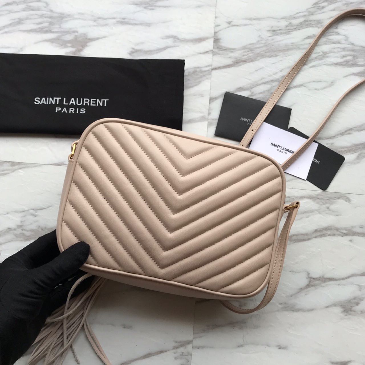 Saint Laurent Lou Camera Bag In Quilted Leather(23-16-6 cm) - EUR FASHION